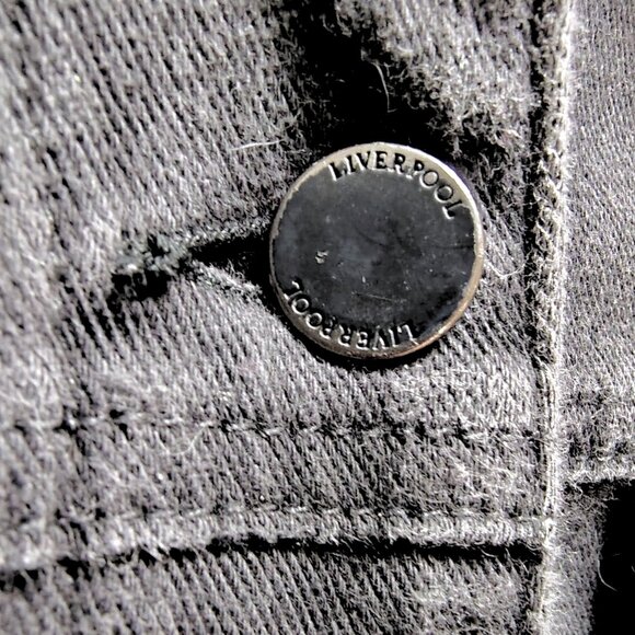 Liverpool Los Angeles Classic Powerflex Jean Jacket – Large - Black Rinse - Picture 8 of 8